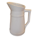 Cream glazed ceramic pitcher