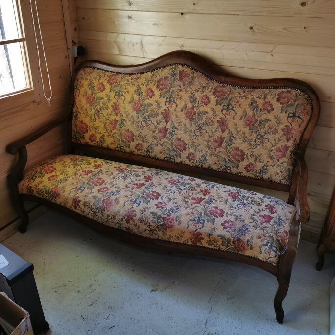 Banquette style Louis Philippe