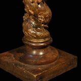 Oak Torso Column, 18th Century