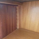 vintage - Small style chest of drawers - Louis XVI marble top with 1 drawer and 2 doors