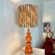 Large vintage table lamp – German pottery from the 70s | Hustadt (attributed)
