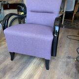 Art Deco Lilac Armchair, 1920s