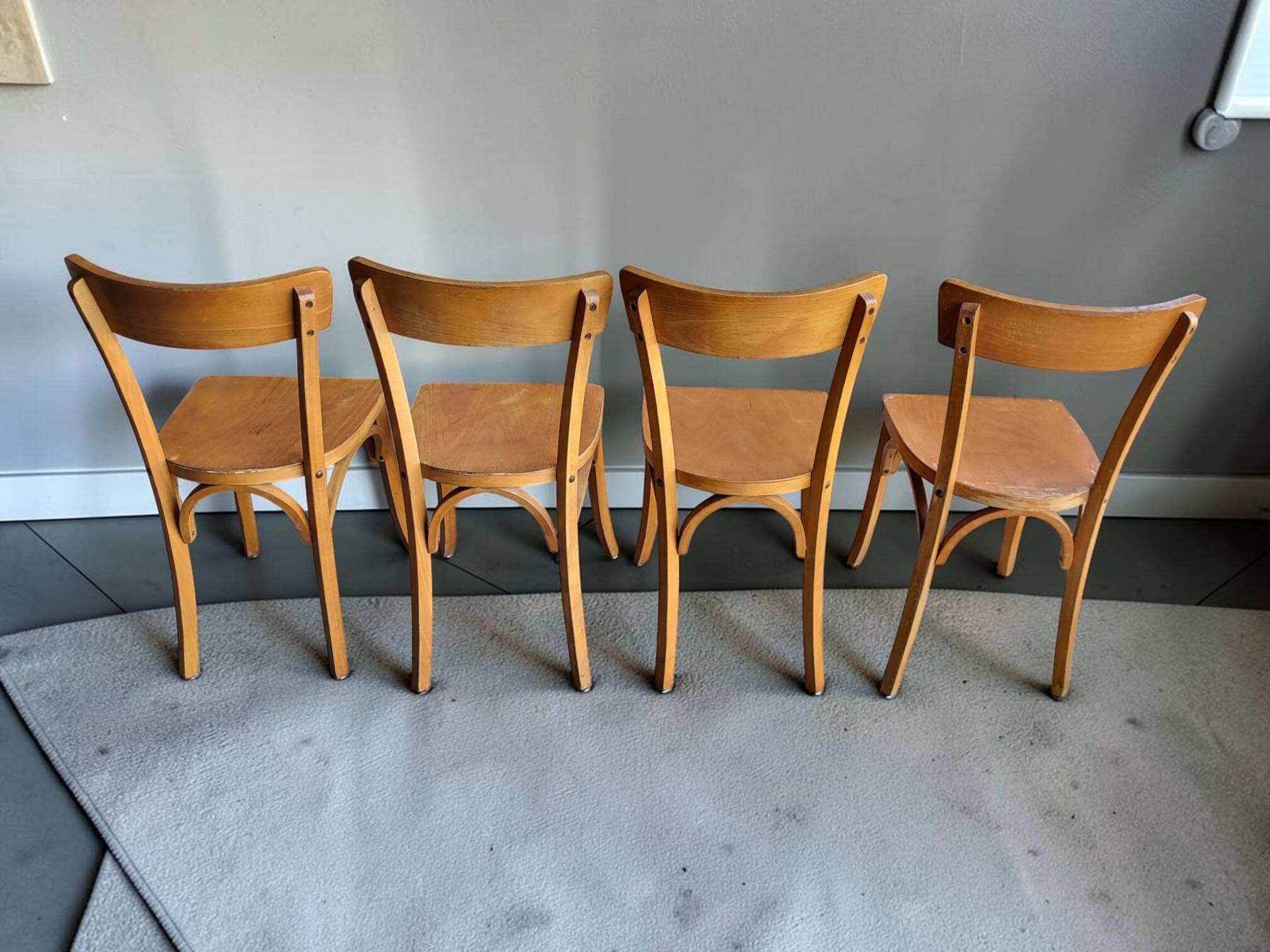 4 Baumann chairs No. 55