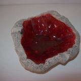 Vintage free-form ceramic ashtray