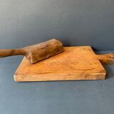 Old cutting board in French solid wood