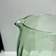 Art deco green glass pitcher / carafe 30s-40s
