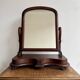 Victorian Mahogany Vanity Mirror