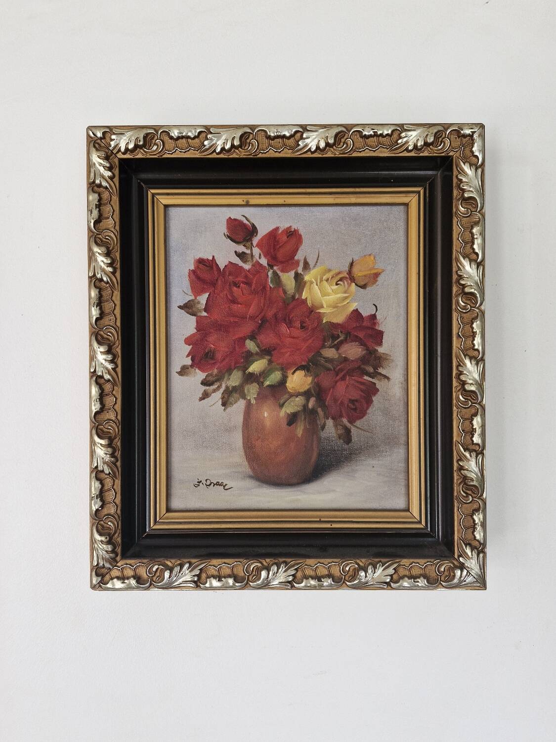 Still life bouquet of roses