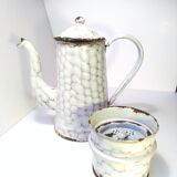 Old enamelled tin coffee maker