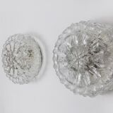 Pair of Bubbles sconces by Limburg, blown glass, Germany, 1960