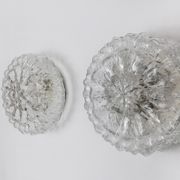 Pair of Bubbles sconces by Limburg, blown glass, Germany, 1960