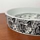 Modern Danish Flora bowl from the mid-century by Bjørn Wiinblad for Nymölle, Denmark, 1960s.