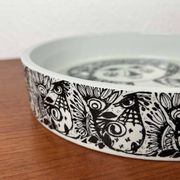 Modern Danish Flora bowl from the mid-century by Bjørn Wiinblad for Nymölle, Denmark, 1960s.