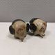 Ceramic elephants as salt and pepper sets made for Danish Søholm 1970-80s