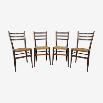 Suite de 4 chaises vintage