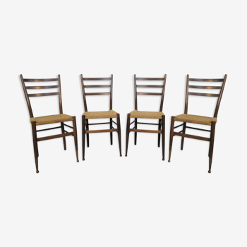Suite of 4 vintage chairs