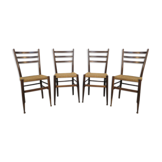Suite of 4 vintage chairs