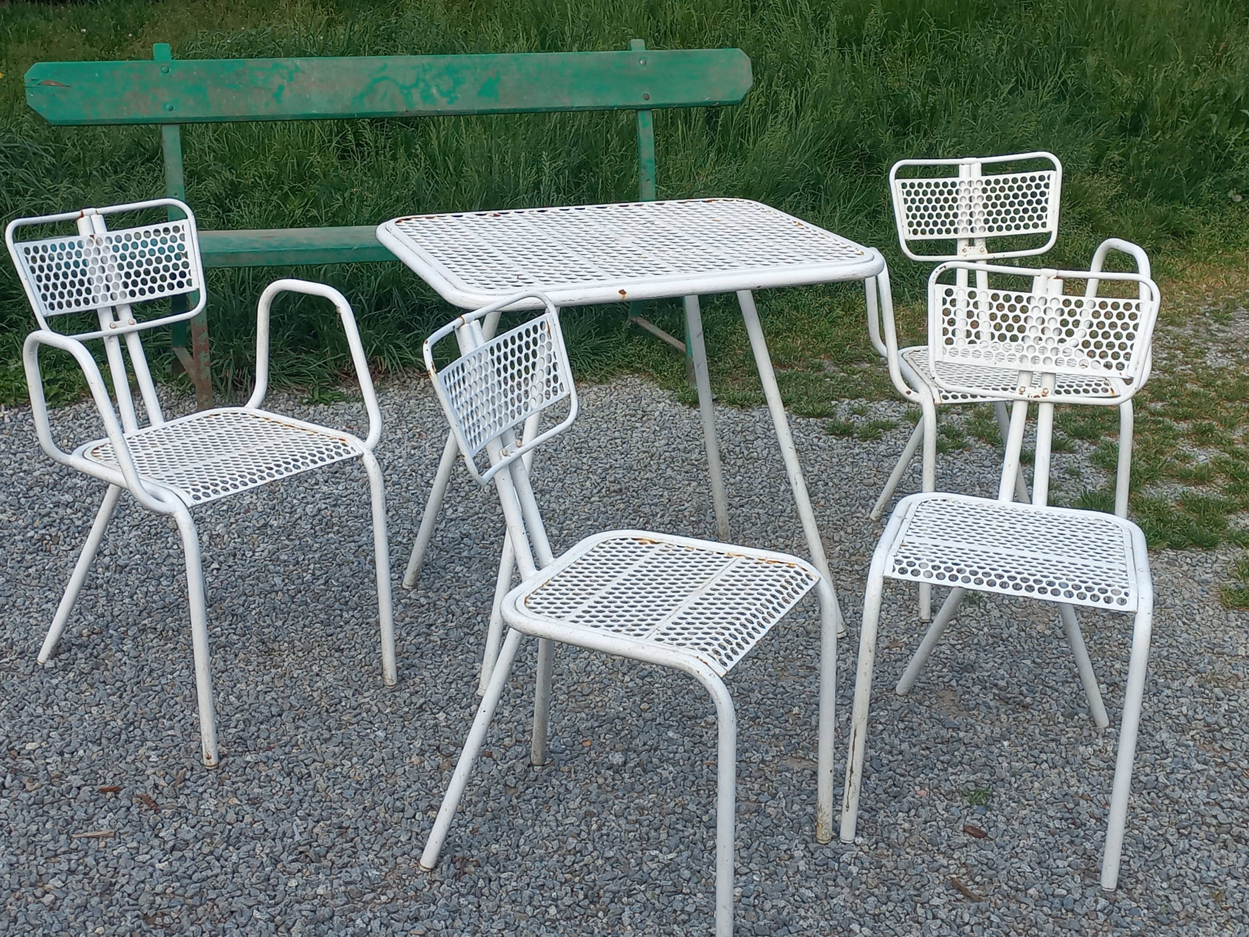 Salon de jardin de René Malaval des années 50