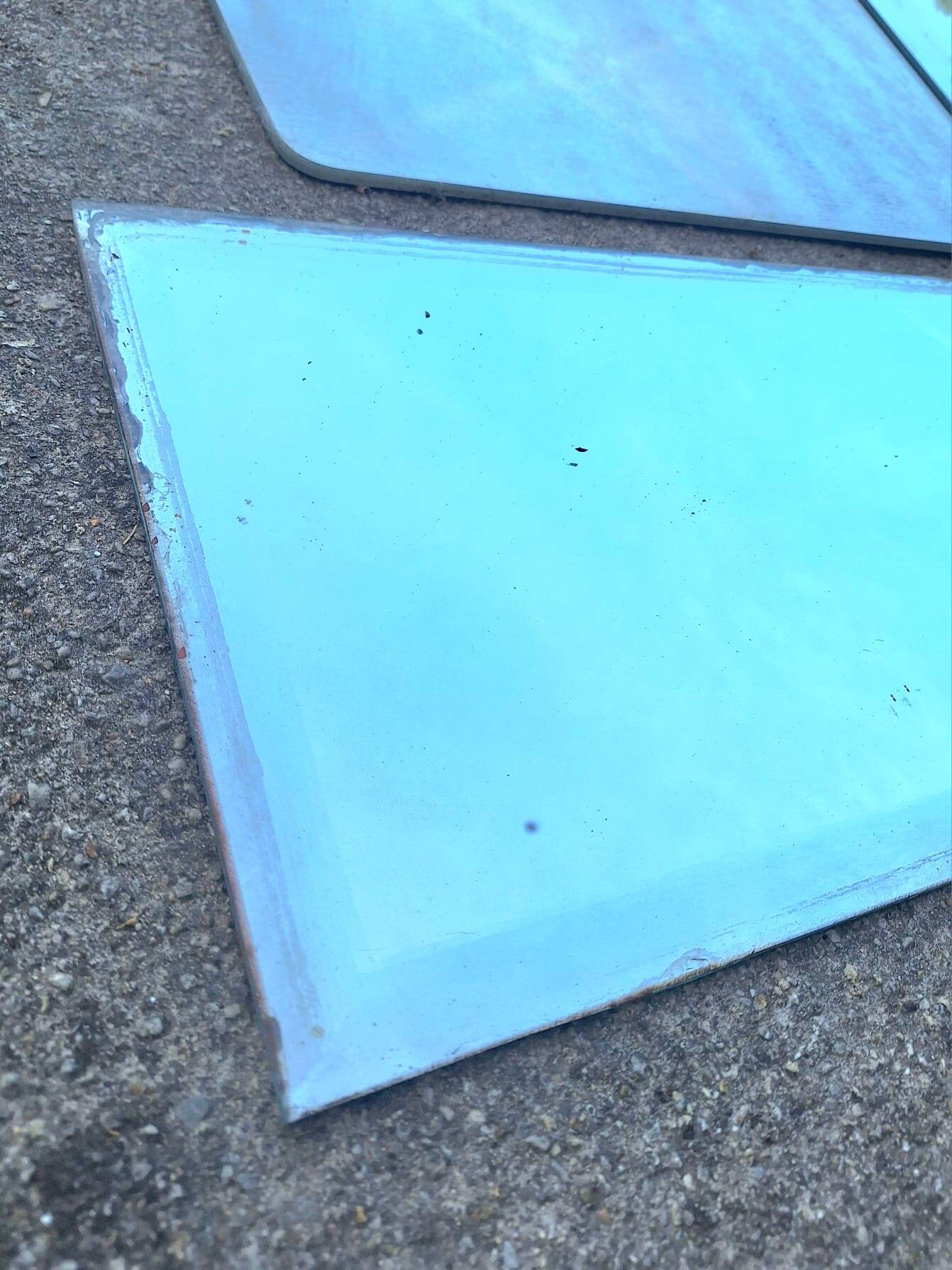Lot de 13 miroirs vintage, décoration rétro