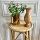 Vase en bois tourné mat