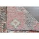 Orange Brown Turkish Vintage Handmade Oushak Wool Runner Rug 87x237