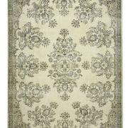 One-of-a-kind turkish handwoven vintage rug - rustic vintage charm 346x 239 cm