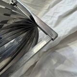 Brushed steel suspension