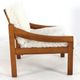 Pine armchair 'Gassel' Cream | one off a kind designer chair custom made