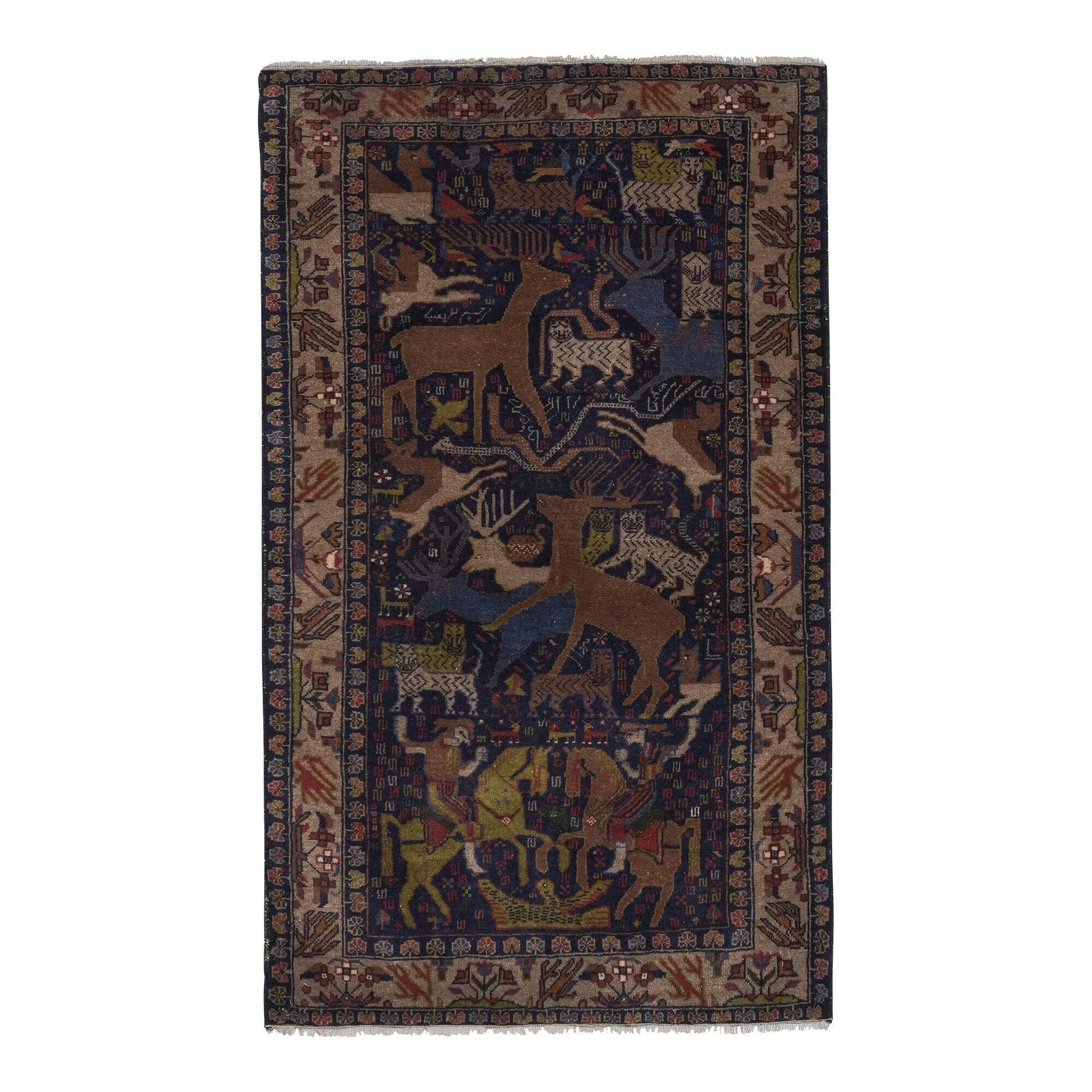 Tapis turc vintage fait main