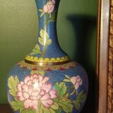 Pair of Chinese cloisonné vases