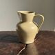 Small beige stoneware jug H14 L15