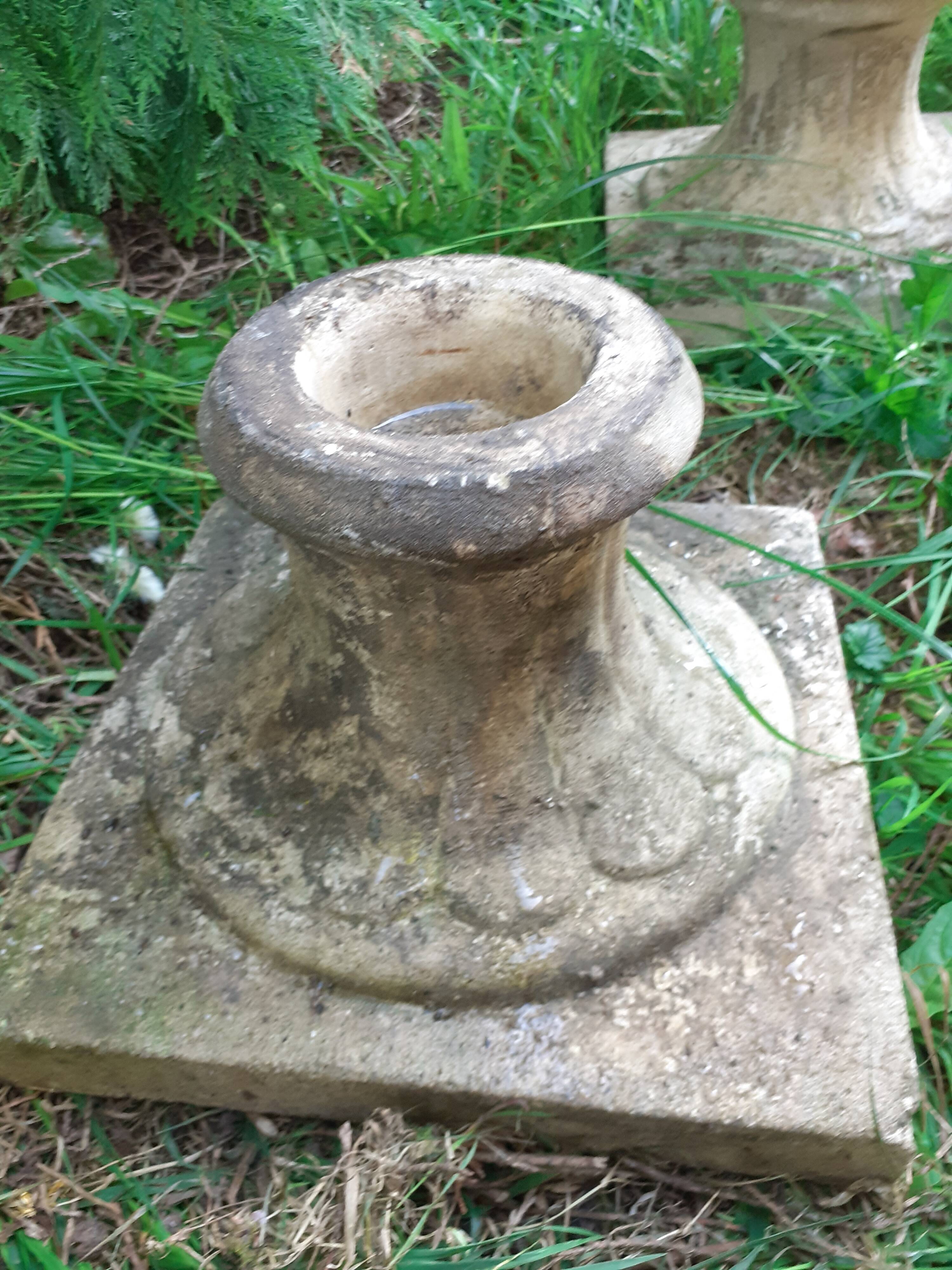 Pair of stone planter medicis