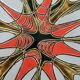 Decorative ceramic wall plate, Kravsko, Czechoslovakia, 1960s