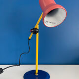 Colored metal articulated lamp 80s 90s