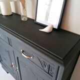 Sideboard painted in anthracite gray