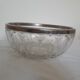 Glass salad bowl