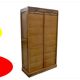 Old binder with double curtain vintage 1950 wooden