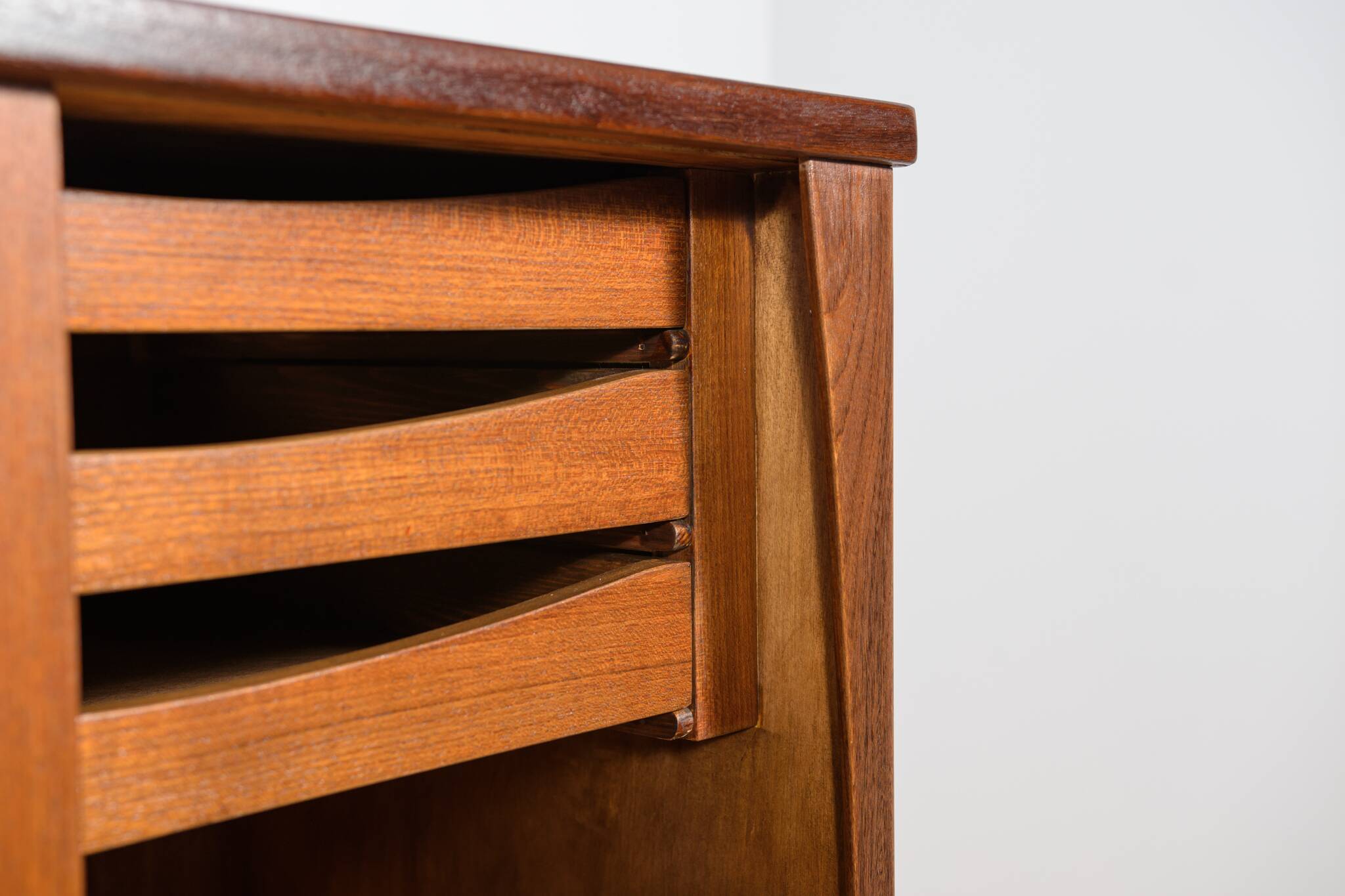 Mid-Century Teak Highboard, Denmark, 1960s