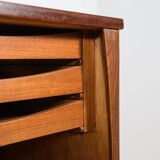 Mid-Century Teak Highboard, Denmark, 1960s