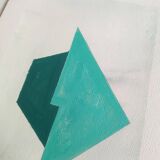 Minimalist geometric painting