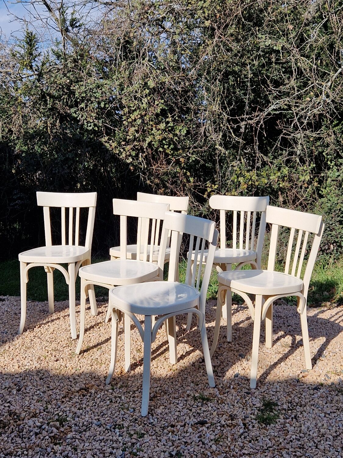 Bistro chairs x6