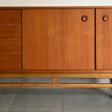 Vintage Scandinavian enfilade from the 60s in teak