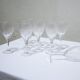 Série de 10 verres à eau vintage en cristal