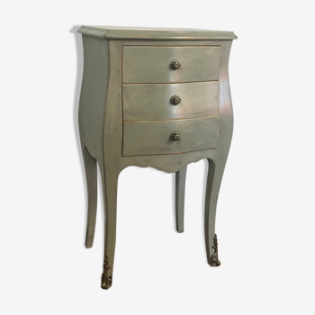 Old patinated bedside