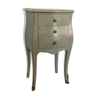 Old patinated bedside