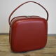 Vintage red suitcase
