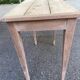 Renovated Parisian desk in raw solid wood 1950 - 80x45cm