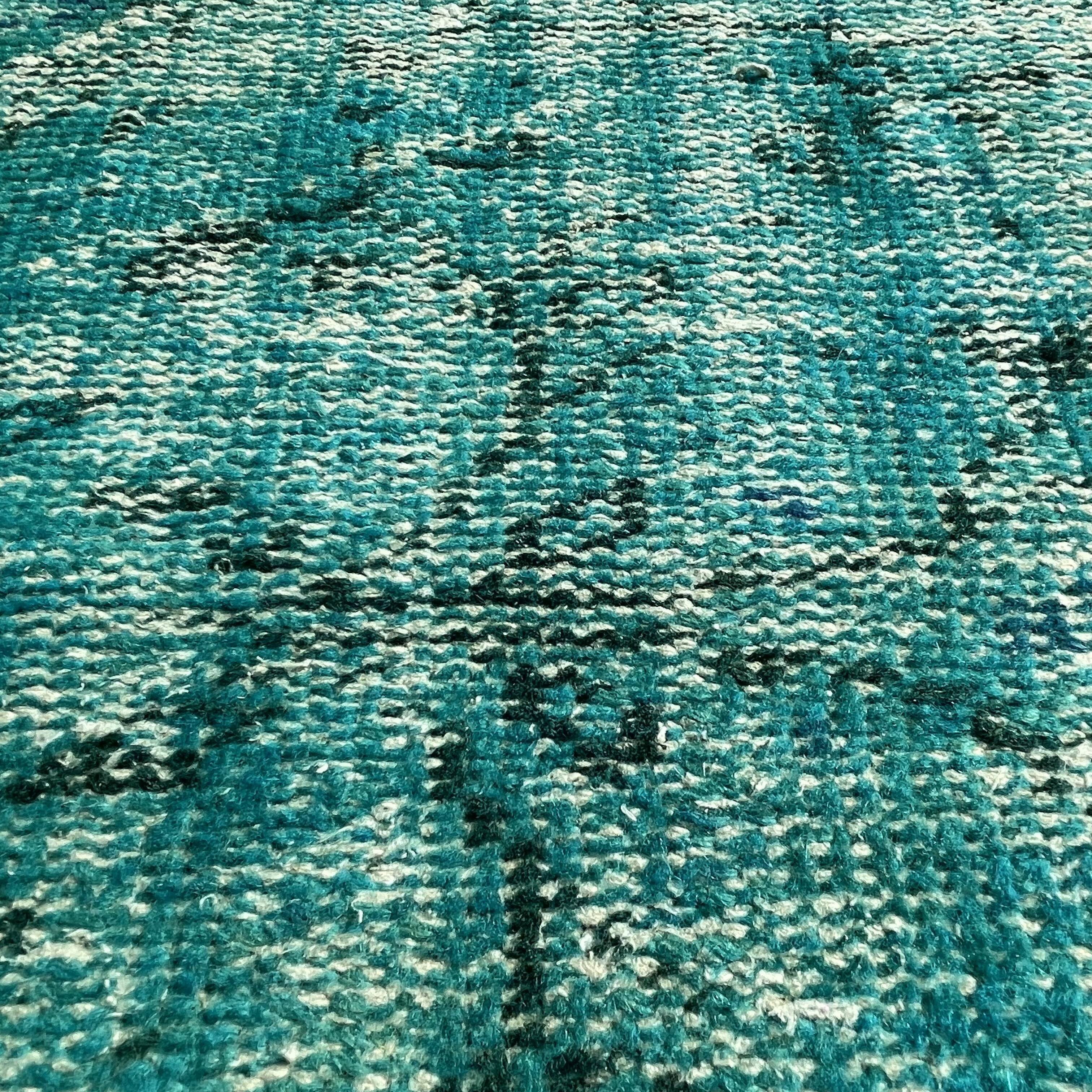 Vintage distressed turkish rug runner