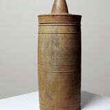 Old turned wooden case/box, 19th-20th century, mechanical? beekeeping?