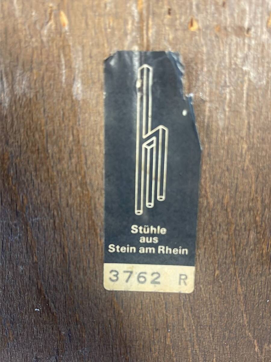 Vintage design dining chairs Bruno Rey Kusch & Co